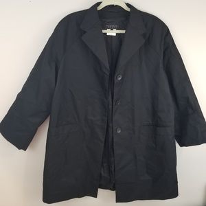 Escada light jacket coat black size 42/L